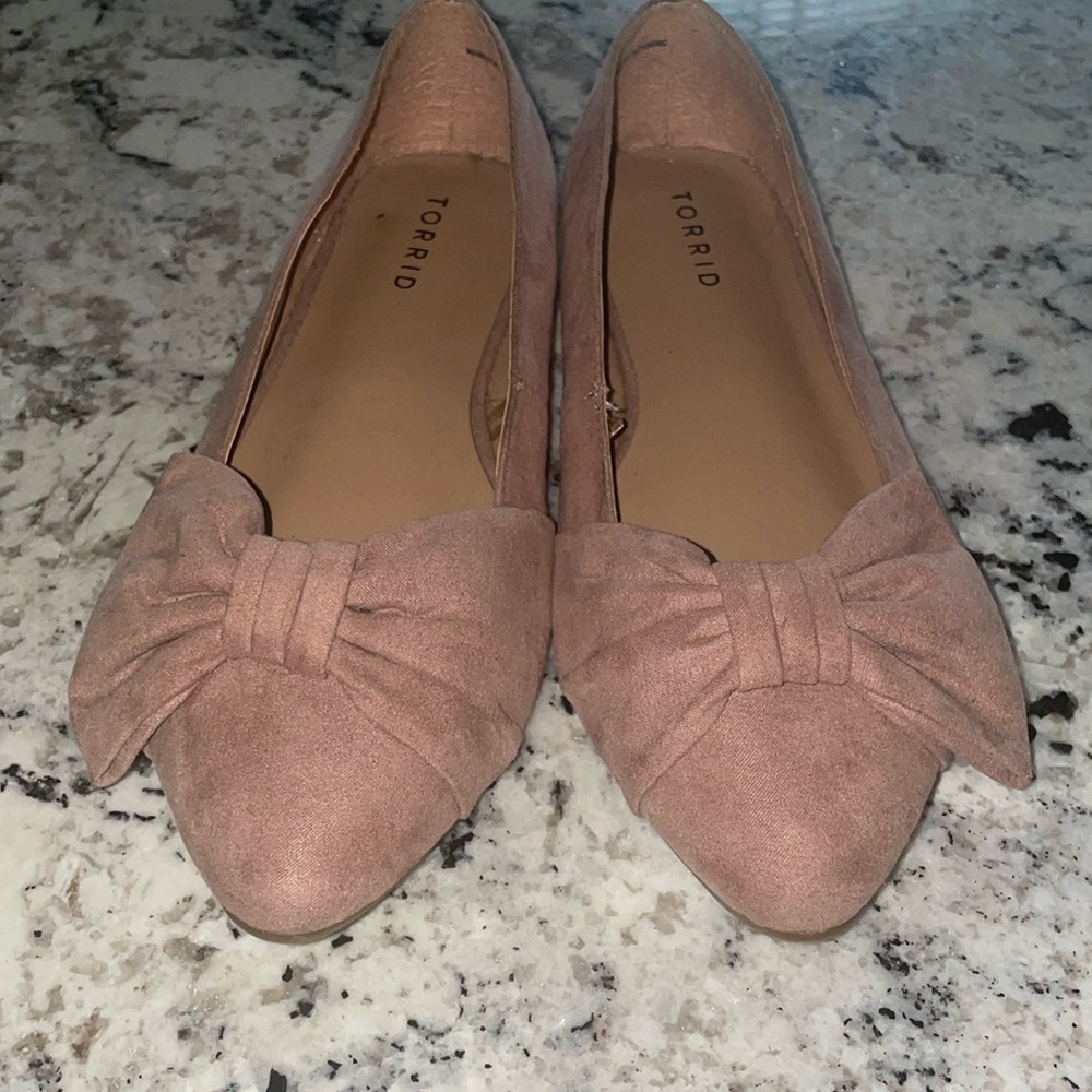Torrid pink flats WW